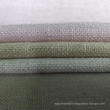 Manufacture hot sell new curtainupholstery  fabric with 100% polyester poly linen look CC2027BOOK CC2027-010 CC2027-011